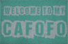 Tapete Capacho Divertido Welcome To My Cafofo Verde Água 22