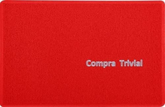 2 Tapetes Capachos Lisos Em 90 X 60 Com Bordas Rebaixadas - comprar online