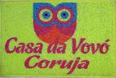 Tapete Capacho Personalizado Casa Da Vovó Coruja