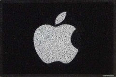 Tapete Capacho Maça Apple Em 70 X 40 Vermelho - comprar online