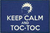 Tapete Capacho Personalizado Keep Calm And Toc Toc