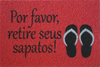 Imagem do Tapete Capacho Personalizado Por Favor Retire Seus Sapatos