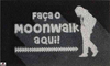 Tapete Capacho Personalizado Moonwalk Preto