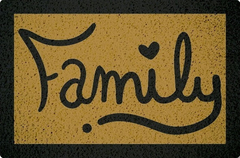 Tapete Capacho Personalizado Family - Escolha O Seu Modelo
