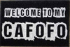 Tapete Capacho - Welcome To My Cafofo - Verde Piscina na internet