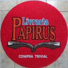 Tapete Capacho Personalizado Em Formato Redondo Ou Quadrado - comprar online