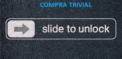 Capacho Slide To Unlock - iPhone - Borda Rebaixada - comprar online