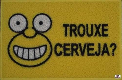 2 Tapetes Capacho Personalizado Trouxe Cerveja Homer Simpson