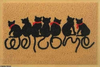Tapete Personalizado Gatos Welcome - Em 80 X 40