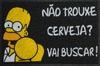 Tapete Personalizado Simpson Não Trouxe Cerveja? Vai Buscar! - comprar online