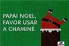 Tapete Capacho Personalizado Papai Noel Favor Usar A Chaminé