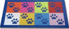 Tapete Capacho Personalizado Mosaico Patinhas - Em 70 X 40