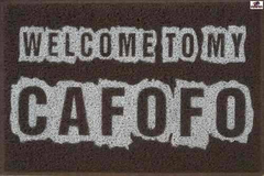Tapete Capacho - Welcome To My Cafofo - 70 X 40 Frete Grátis