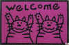 Tapete Capacho Personalizado Welcome Gatos - Em 80 X 40 na internet
