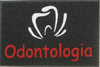Tapete Capacho Personalizado Odontologia - Preto