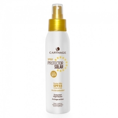 Protector Solar Factor Alto SPF 55 Toque Seco (spray) CARTHAGE