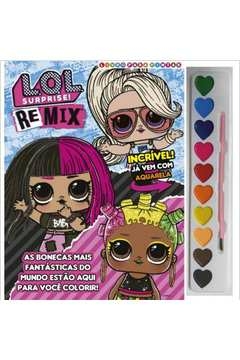 lol surprise livro para pintar com aquarela - online editora