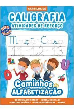 caminhos da alfabetização - cartilha de caligrafia - atividades e reforço - letra abc cursiva - 2 - on line editora