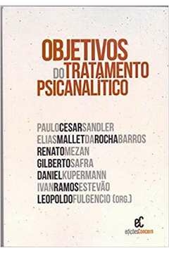 objetivos do tratamento psicanalitico - sandler
