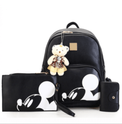 MOCHILA MICKEY MOUSE 3 PEÇAS na internet