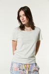 REMERA SRA SMITH GRIS MELANGE - comprar online