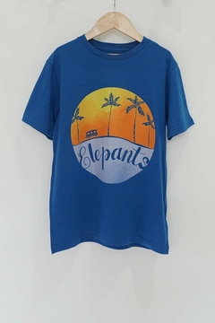 REMERA MINI VAN KIDS AZUL