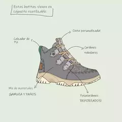 BOTAS ANDINA VERDE OLIVA ROCAS - tienda online