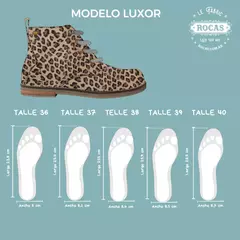 Imagen de BOTAS LUXOR PRINT NEGRO ROCAS