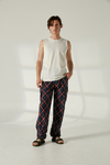 PANTALON CARGO CUADROS AZUL - comprar online