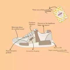ZAPATILLA ORQUIDEA CAMEL ROCAS - tienda online