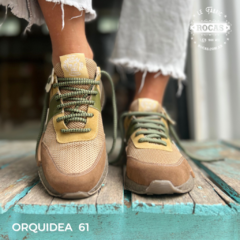 ZAPATILLA ORQUIDEA CAMEL ROCAS