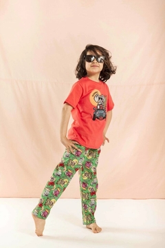 PANTALON ESTAMPADO BOOGIE LIVIANO KIDS