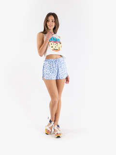 Short de fibrana Rose blanco en internet