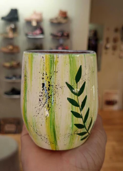 MATE DE ALGARROBO PINTADO A MANO - comprar online