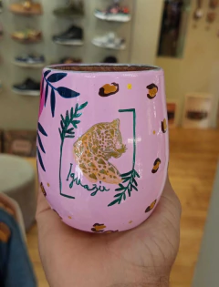 MATE DE ALGARROBO PINTADO A MANO en internet