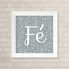 Quadro Casa Fé