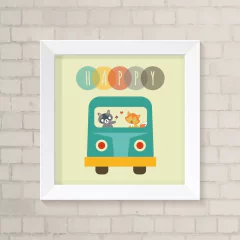 Quadro Infantil Happy