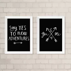 Kit de Quadros P&B Home