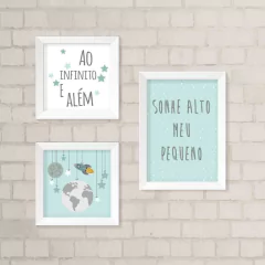 Kit de Quadros Ao Infinito e Além