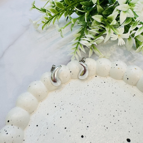 Aros Mini Gota Dorados o Plateados - comprar online