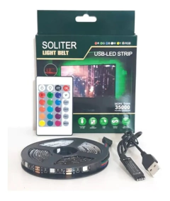 Tira Led Rgb 5050, Conexión Usb 2mts - Tv Smart/Pc