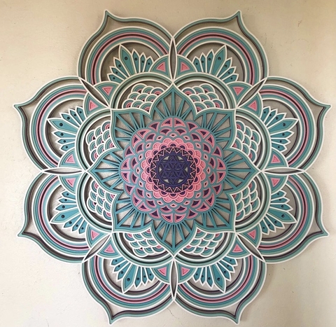 Self Love (Violet, Pink, Sea Green and White Gradient)