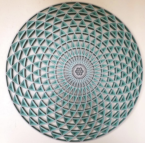 TORUS (Sea Green and Gray Gradient)