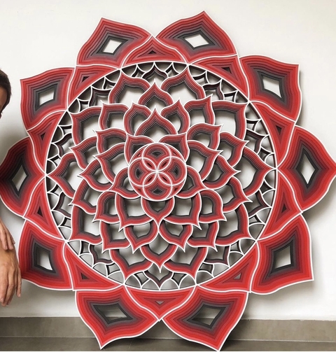 The Awakening (Red and White Gradient)