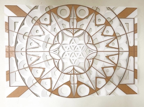 Seed of Life (Varnish and White)