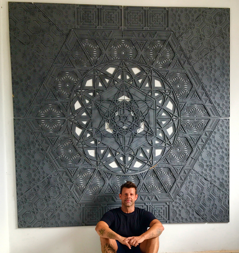 The Metatron Cube Panel (London Gray)