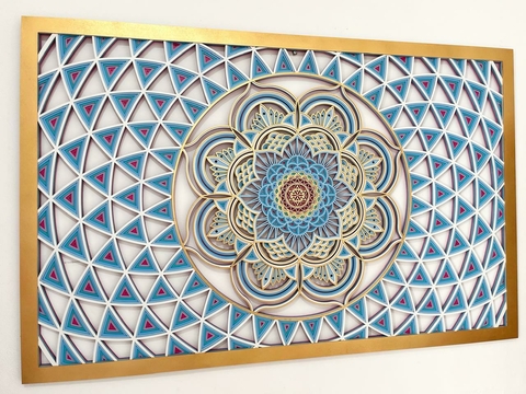 TORUS Panel + Self Love 140x90cm (Pink, Green, Blue, White and Golden Gradient)