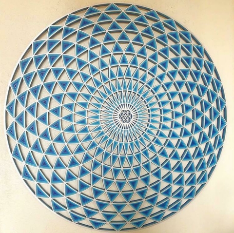 TORUS (Blue and Silver Gradient)