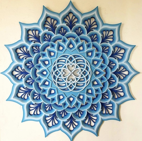 Heart + New Life (Light Blue Gradient)