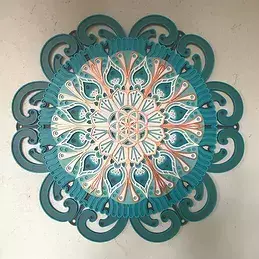 Family (Green Sea, White and Copper Gradient)